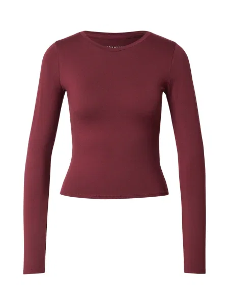 HOLLISTER Tricou burgundy roșu