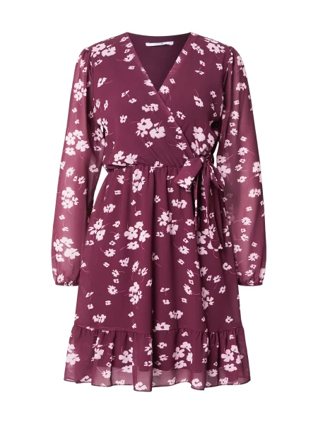 Hailys Rochie rubiniu alb