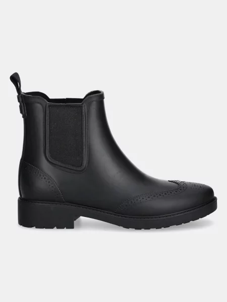 Buty chelsea z pętelką model ‘PRESLIE’ Lauren Ralph Lauren czarne