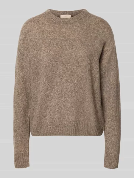 Sweter z dzianiny o kroju relaxed fit z mieszanki wełny z dodatkiem alpaki Free/quent
