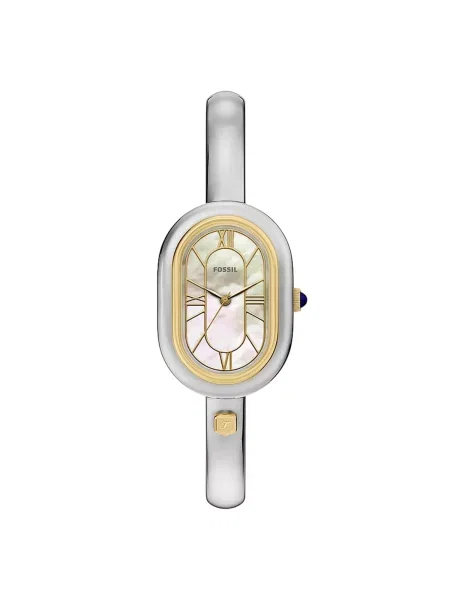 FOSSIL Ceas analogic auriu / argintiu