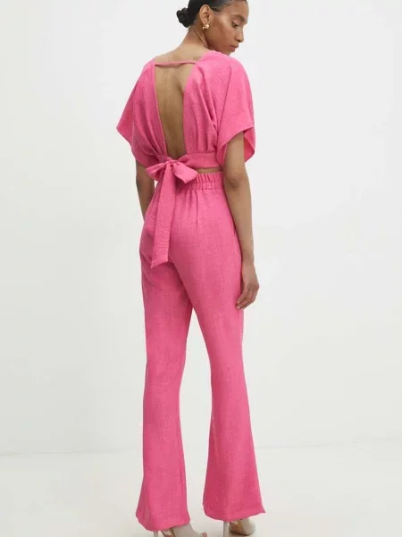 Блуза и панталон Answear Lab розово