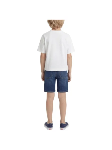 Gyerek denim ruha Calvin Klein Jeans fehér