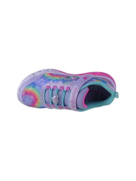 Szív mintás félcipő Skechers rózsaszín