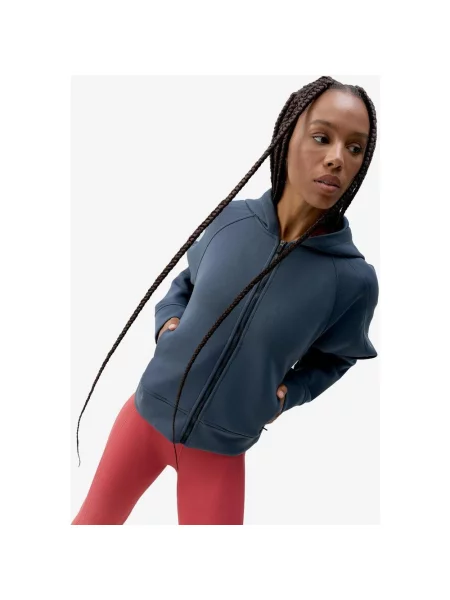 Bluza z zamkiem Born Living Yoga Elsa S niebieska