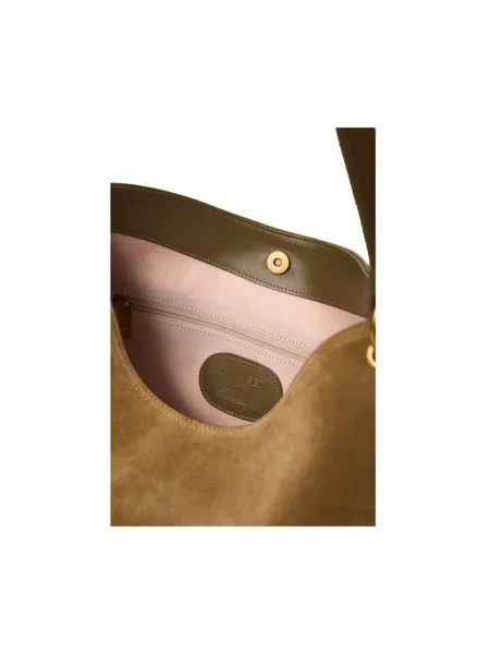 Twinset torebka hobo zamszowa zielona
