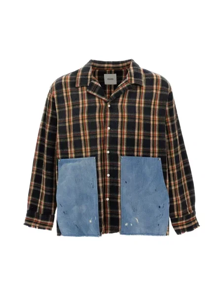 Koszula dżinsowa Found flanelowa czarna
