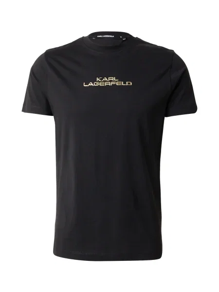Karl Lagerfeld Tricou auriu negru
