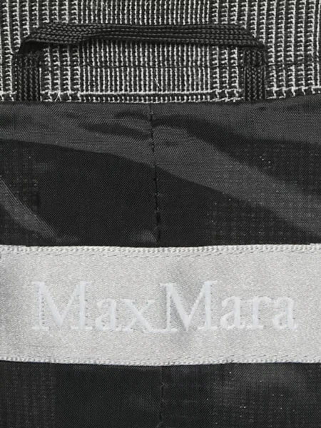Sacou Max Mara în carouri gri