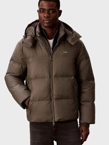 Пуховик Calvin Klein коричневий