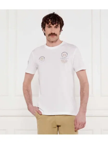 La Martina Tricou alb
