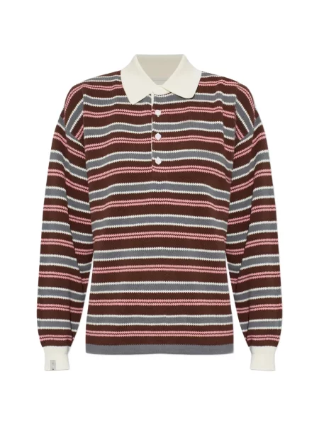Lung tricou polo The Upside maro