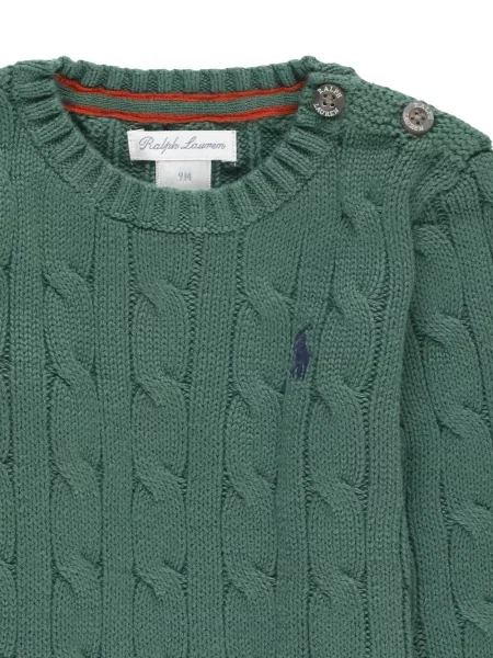 Sweter dziecięcy Polo Ralph Lauren zielony
