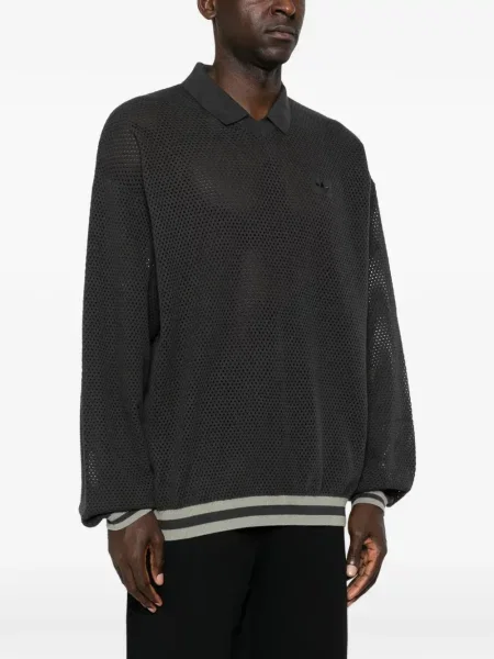 Pulover Adidas cu imagine plasă gri