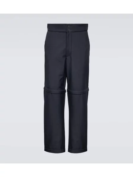 Hlače z ravnimi hlačnicami Gr10k modra