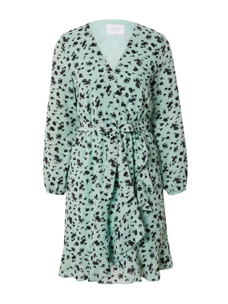 SISTERS POINT Rochie NEW GRETO verde mentă negru