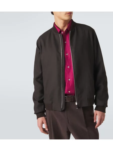 Geacă bomber Zegna de in maro