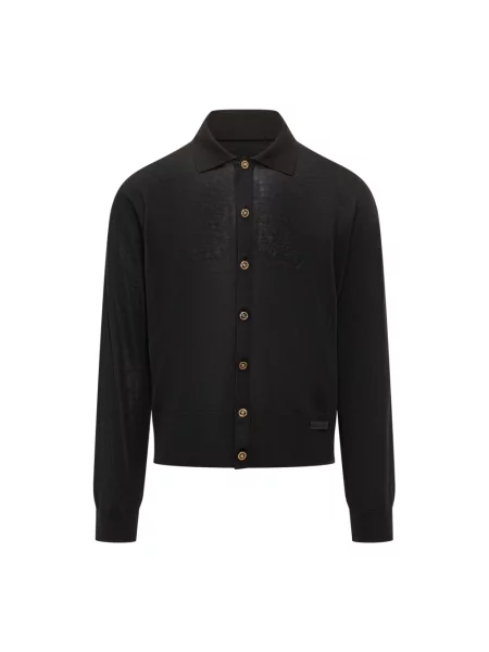 Sweter Versace czarny