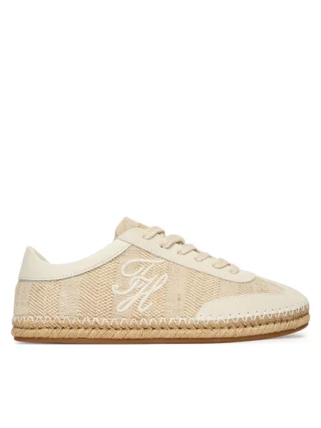 Tommy Hilfiger Espadrilles Th Heritage Rope Sneaker Ekru bézs