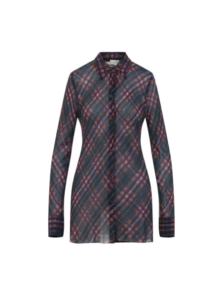 Koszula Dries Van Noten niebieska