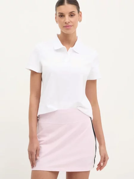 Тениска с яка Dkny бяло