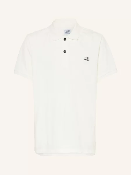 C.P. Company Piqué Polokošile bílá