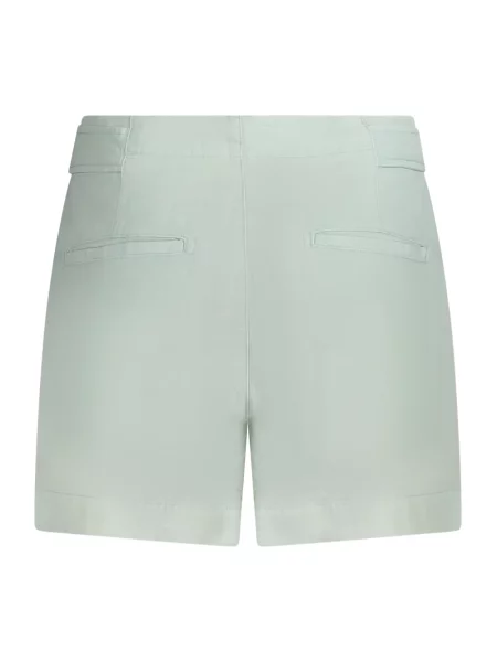 Lniane spodnie Guess Jeans niebieskie