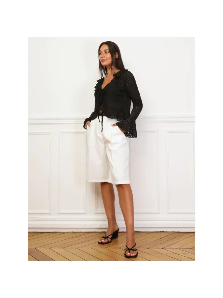 Top La Modeuse negru