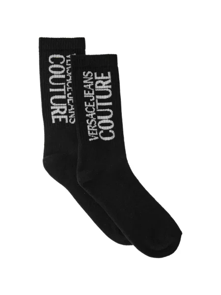 Șosete Versace Jeans Couture tricotate cu imagine negru