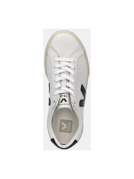 Buty męskie VEJA Esplar Logo Leather white/black białe