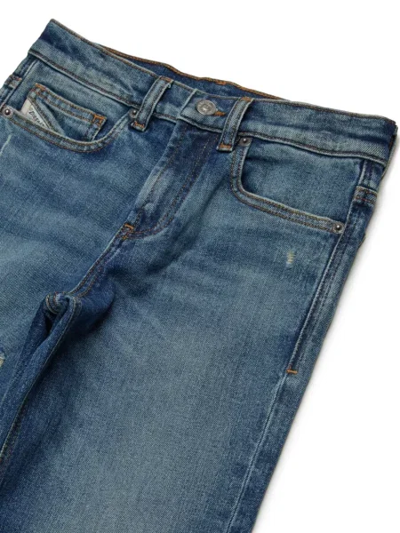 Jeansy straight leg dziecięce Diesel niebieskie