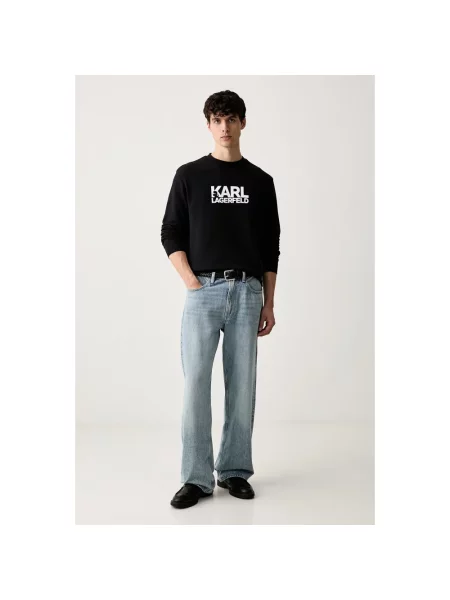 Bluza Karl Lagerfeld niebieska