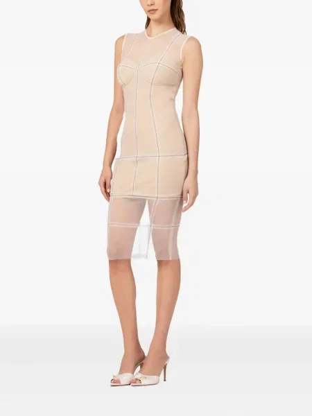 Rochie midi Murmur alb