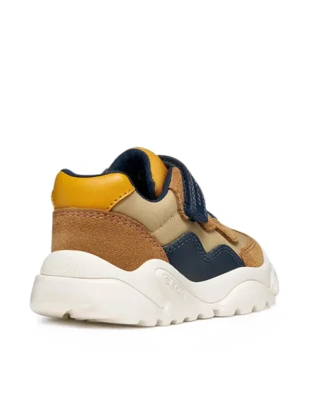 Sneakersy dziecięce Geox brązowe
