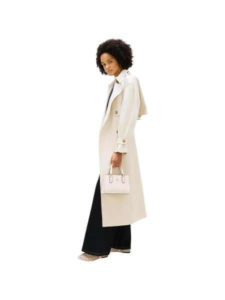 Geantă shopper Tommy Hilfiger bej
