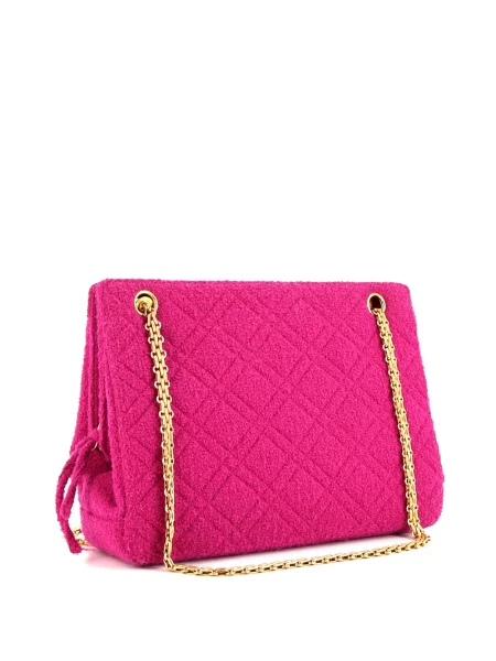 Prošívaná diamant kabelka Chanel Pre-owned růžová