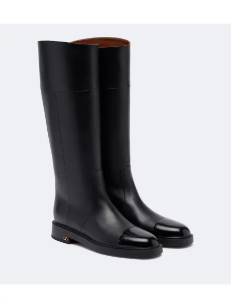 Cizme Valentino Garavani din piele negru