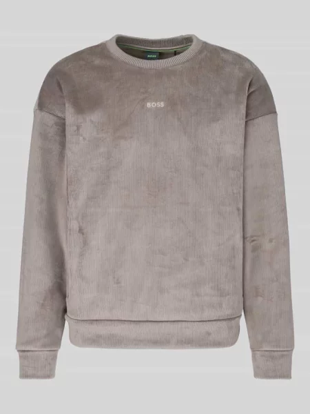 Bluza z aksamitną powierzchnią Boss Green