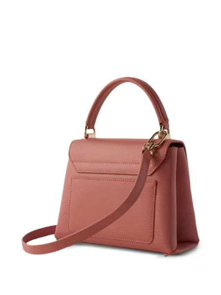 Geantă shopper Furla cu autograf roz