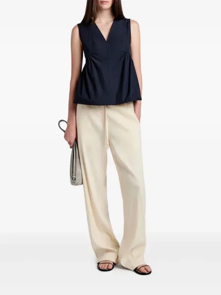 Pantaloni Proenza Schouler White Label alb