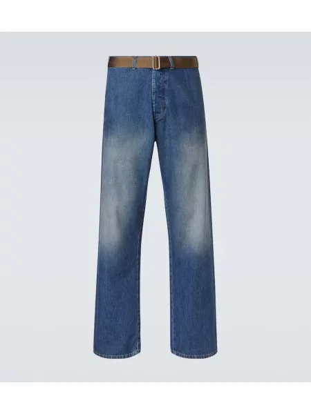 Blugi drepți Plan C albastru