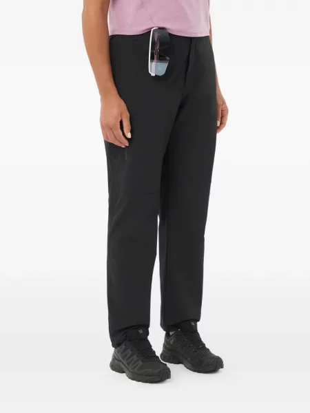 Pantaloni Salomon cu imagine alergare negru