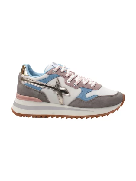 Sneakersy W6yz zamszowe szare