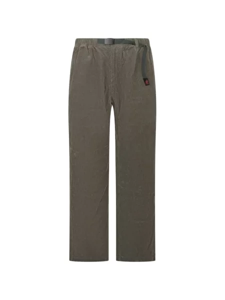 Cu centură pantaloni Gramicci de catifea cord verde