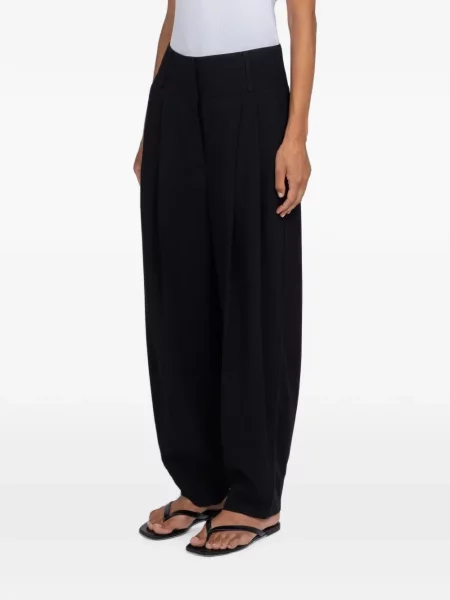 Pantaloni Toteme drapate negru