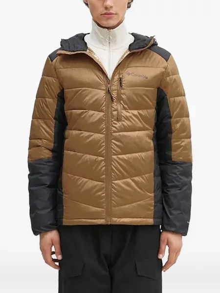 Geacă Columbia cu glugă maro