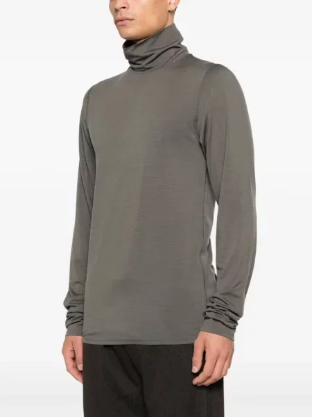 Sweter Rier wełniany szary