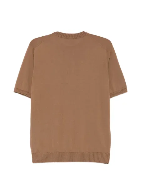 Tricou Dell'oglio tricotate maro
