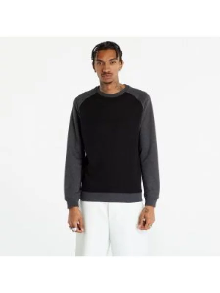 Φούτερ Urban Classics Raglan Crewneck Black/ Grey S μαύρο