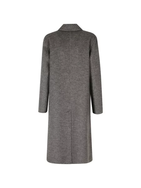Palton Seventy cu două rânduri de nasturi gri
